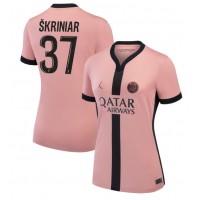 Maglia Calcio Paris Saint-Germain Milan Skriniar #37 Terza Divisa Donna 2024-25 Manica Corta